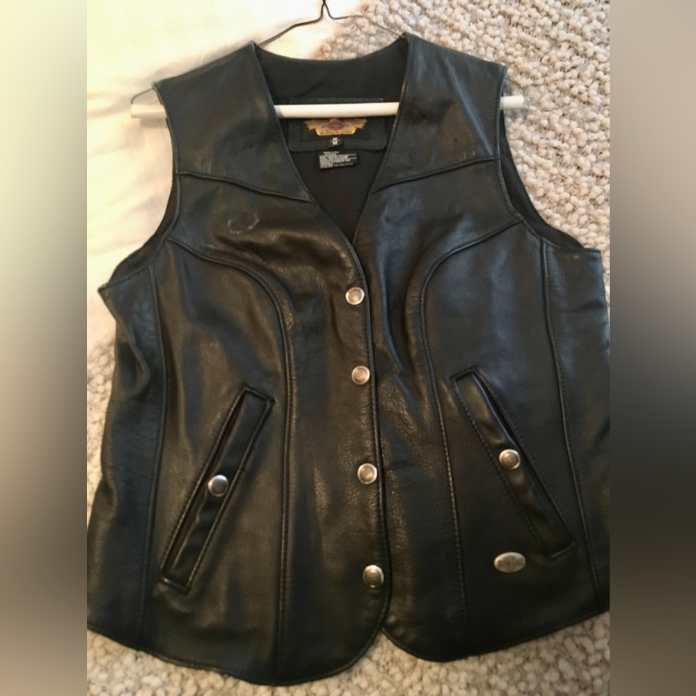 Harley Davidson ladies leather vest